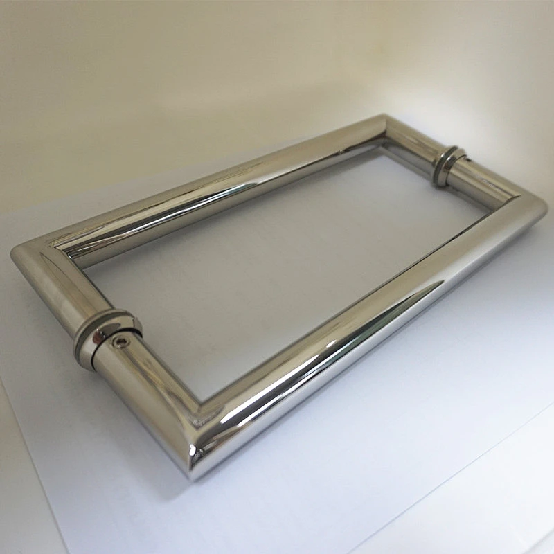 mirror finish stainless steel 304 glass shower door handle