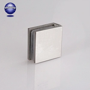 Stainless steel shower room glass door wall mount clamps