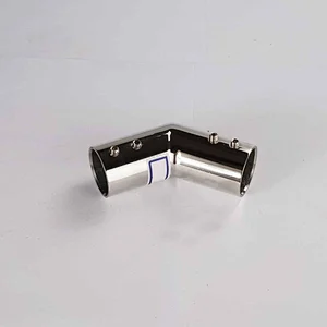 Bathroom pipe connector hardwarer 135 degree metal tube joints shower door hardware