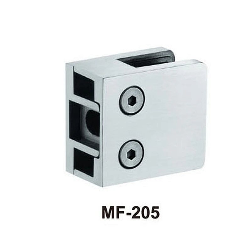 stainless steel glass handrail post stair holder clamp