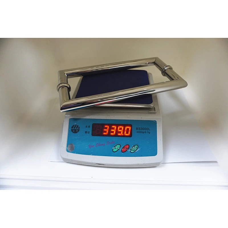 mirror finish stainless steel 304 glass shower door handle