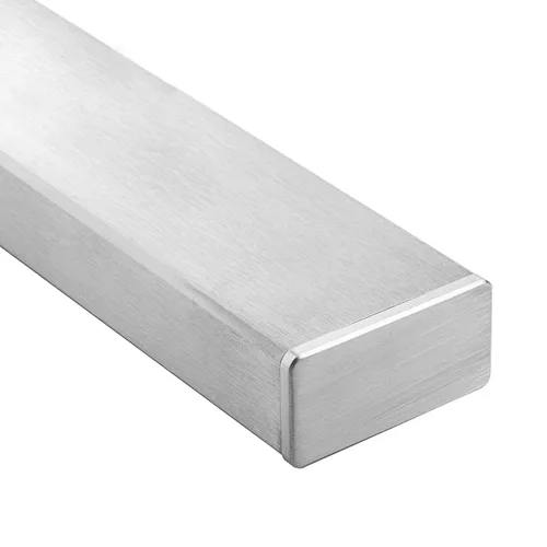 Stainless steel 304 Square Slotted Tube Top Rail -mirror finish