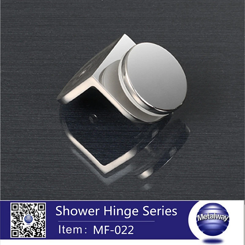 Zinc alloy Glass railing clamp round shower door clips