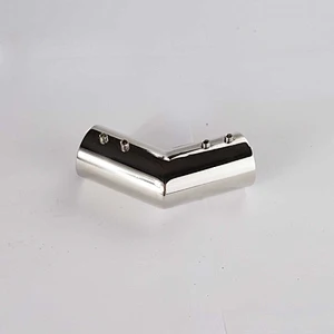 Bathroom pipe connector hardwarer 135 degree metal tube joints shower door hardware