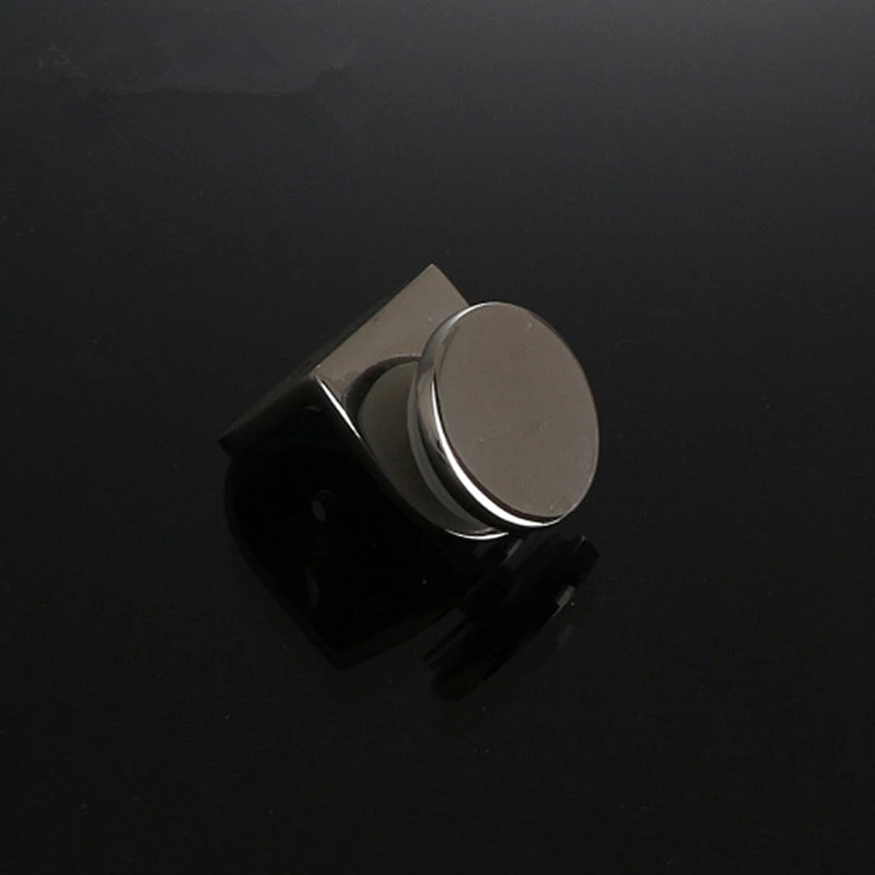 Zinc alloy Glass railing clamp round shower door clips