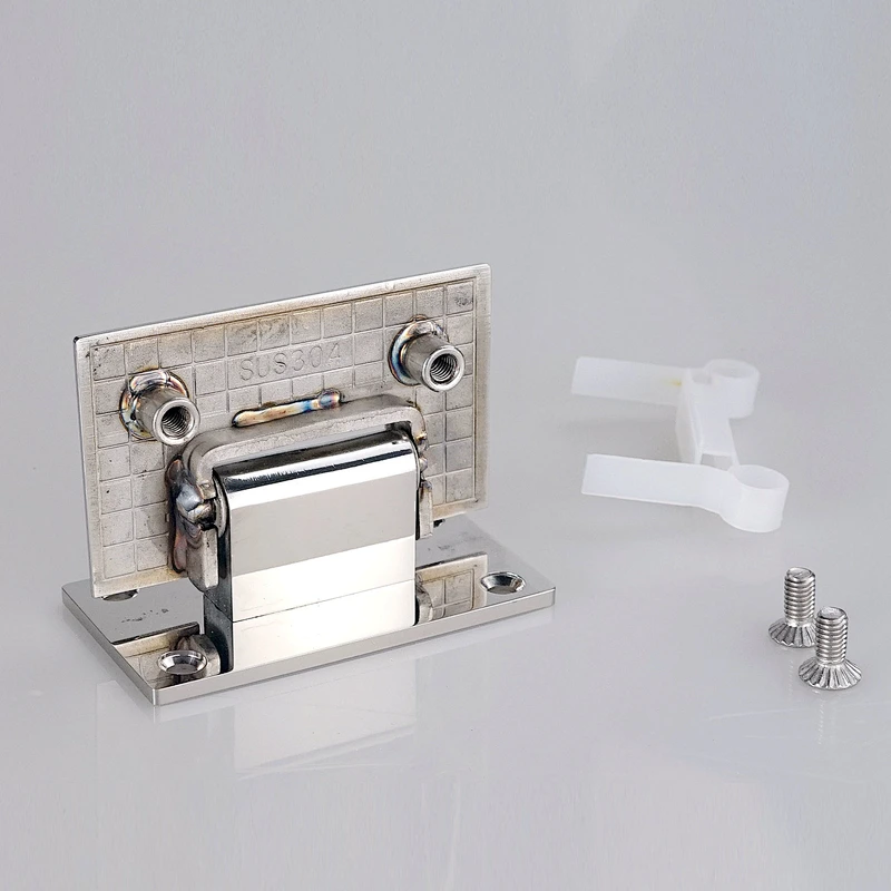 Stainless Steel Wall to Glass Mount Shower Door Hinge