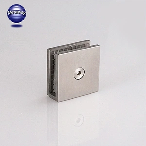 Stainless steel shower room glass door wall mount clamps