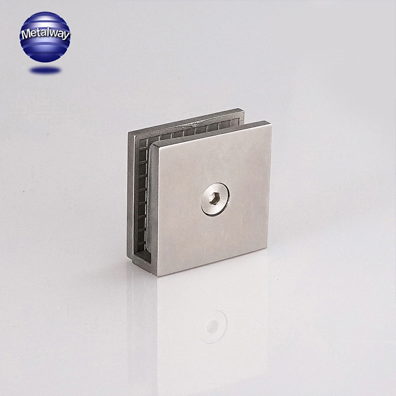 Stainless steel shower room glass door wall mount clamps