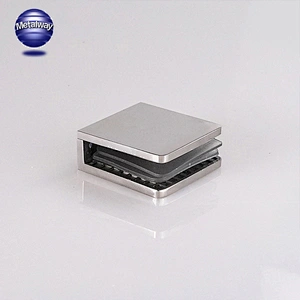 Stainless steel shower room glass door wall mount clamps