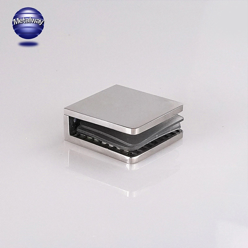 Stainless steel shower room glass door wall mount clamps