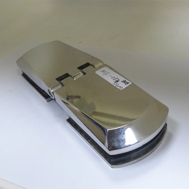 mirror sus glass shower door hinge