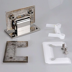 Stainless Steel Wall to Glass Mount Shower Door Hinge