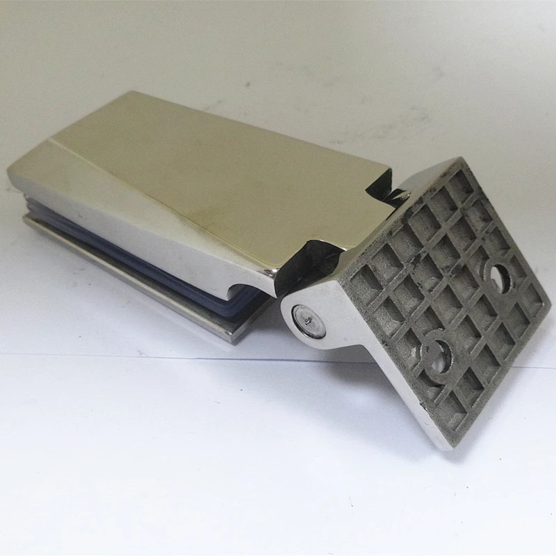 polish chrome curve glass shower screen hinges