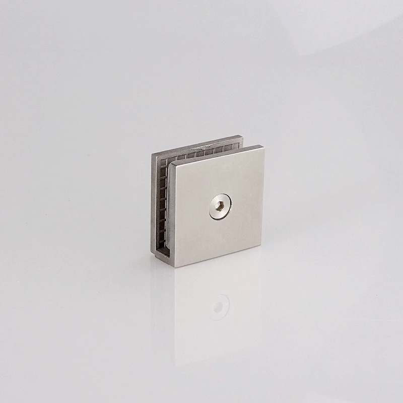 Glass door bracket square glass holding bracket shower door glass fixture