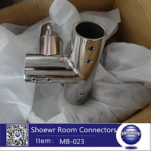 Toliet panel holder washroom panel connector tube connector