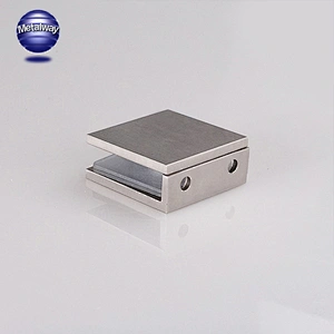 Stainless steel shower room glass door wall mount clamps