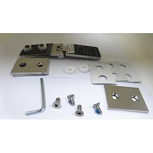 polish chrome shower door hinges glass to glass types