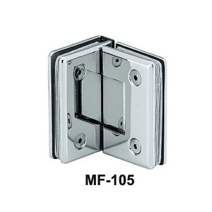 brass curve glass chrome shower door hinges