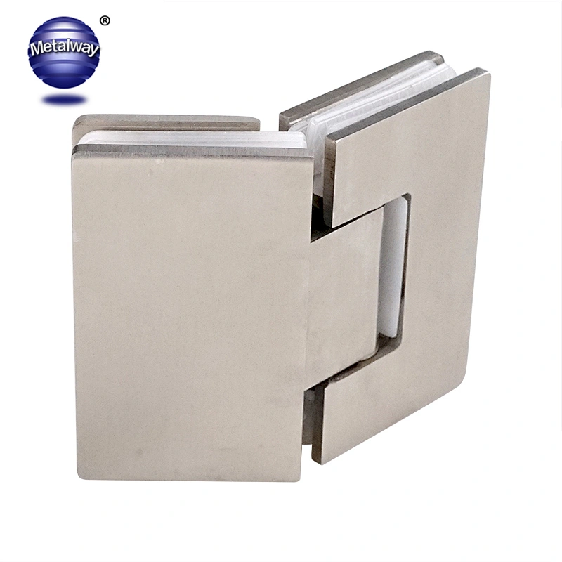 135 Degree Glass to Glass Shower Door Hinge / Bathroom Clamp | SUS304 | Square Edges