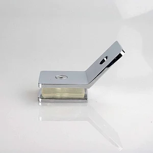 135 Degree glass-to-glass shower fitting - MIRROR FINISH