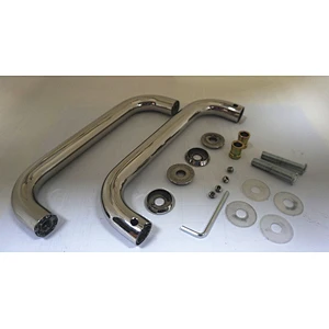 stainless steel shower glass door handles