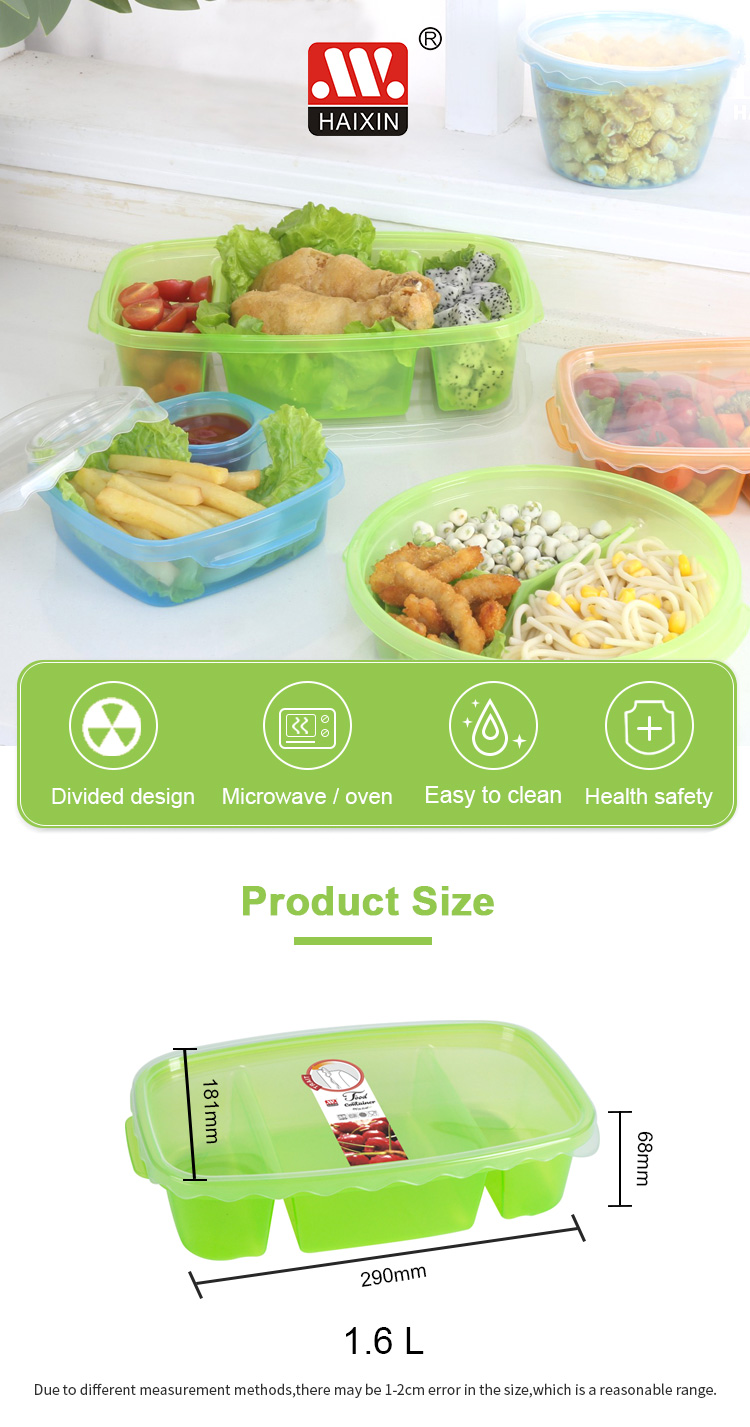 lunch box with compartments