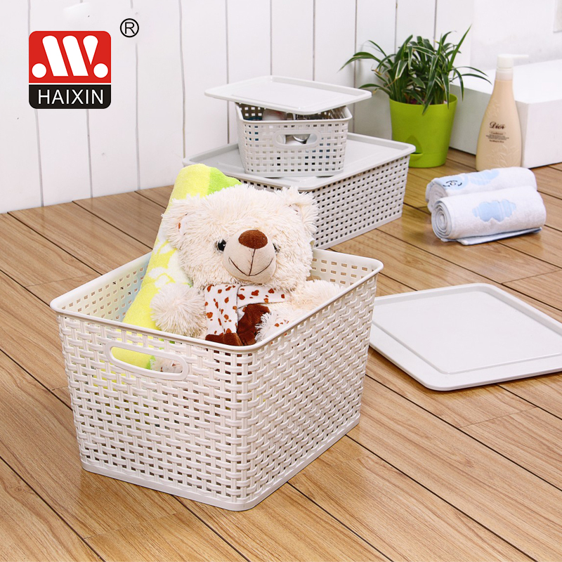 PP storage basket with cover