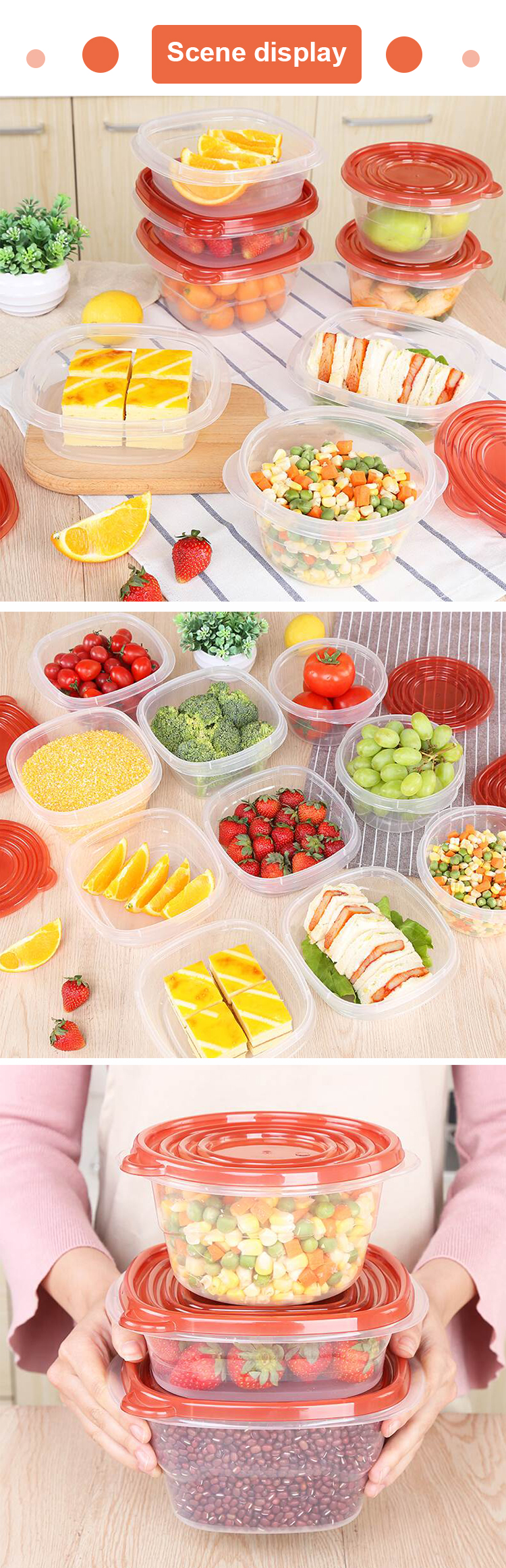 round plastic container with lid