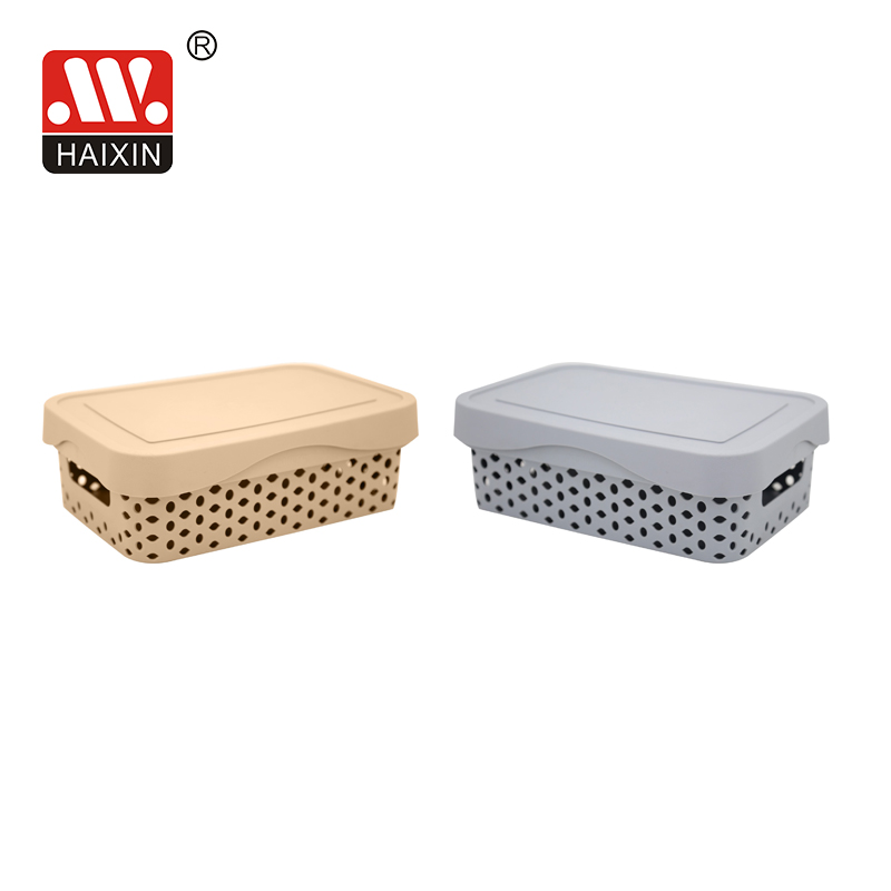PP storage basket with cover