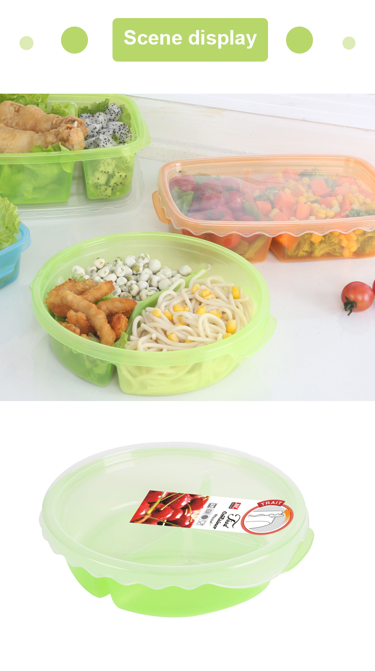 plastic food container compartment
