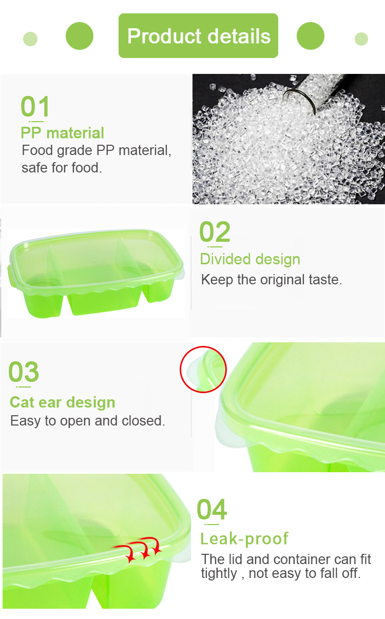 lunch box with compartments