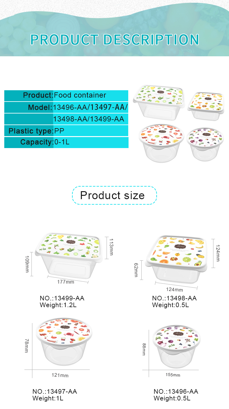 disposable microwave food container