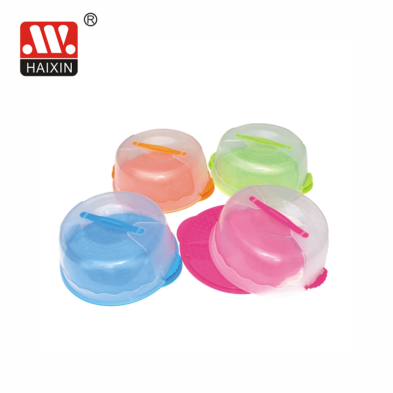 round cake box plastic