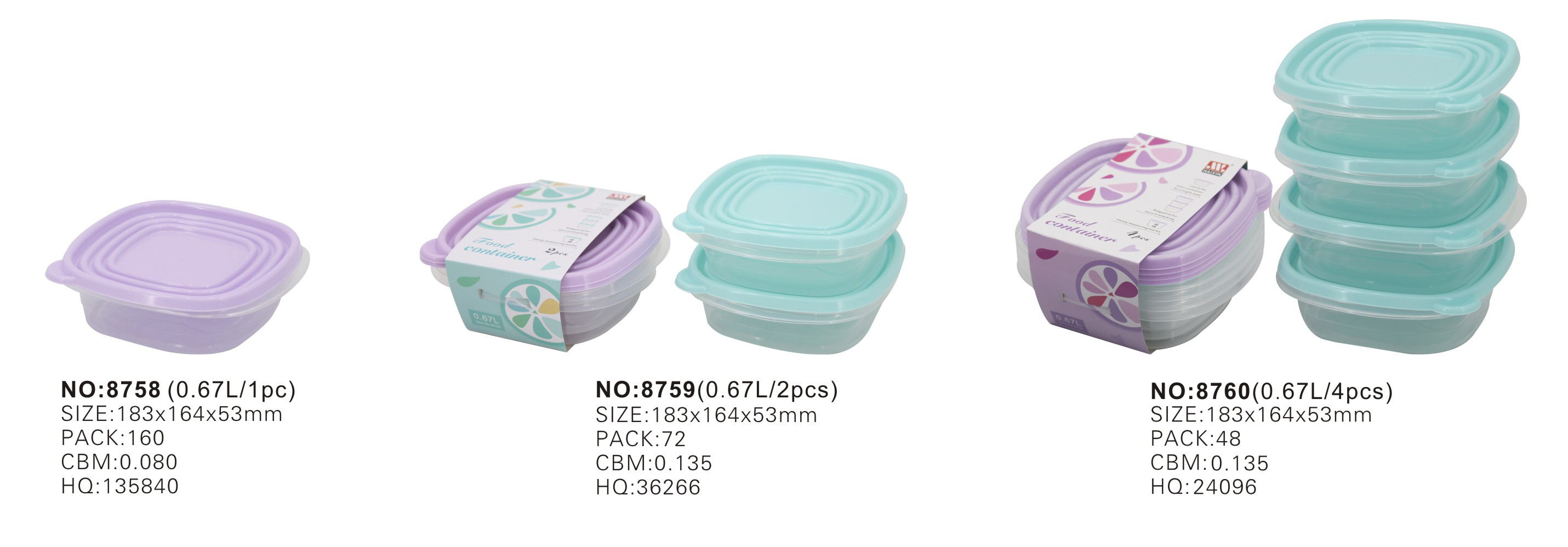 plastic deli food containers