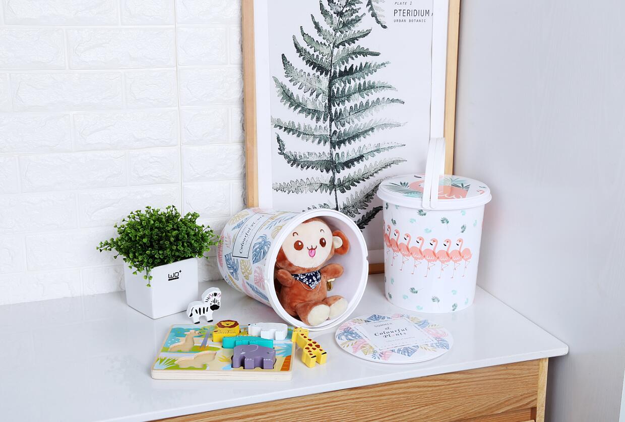 IML Peppa Pig Bucket,plastic peppa pig bathroom,IML bedroom