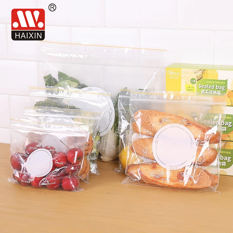 self sealing clear plastic bag