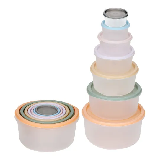 plastic round containers with lids