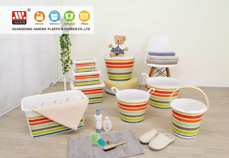 rainbow storage box with lid