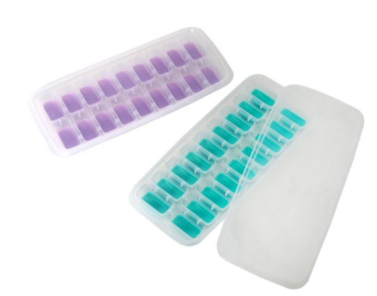 flexible silicone ice cube tray