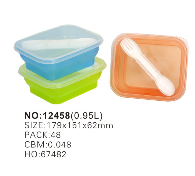 plastic storage container with lid