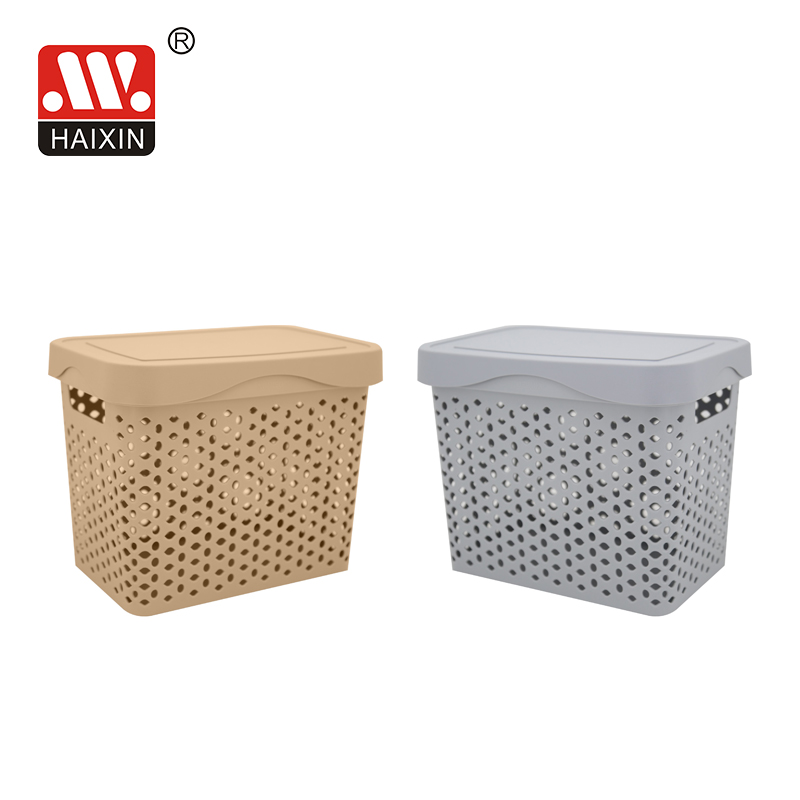 PP storage basket with cover