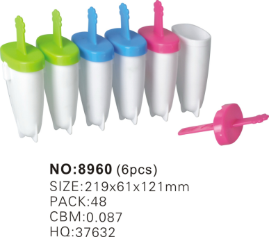 4 pcs reusable ice pop molds makers