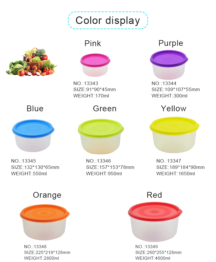 plastic food containers with lids