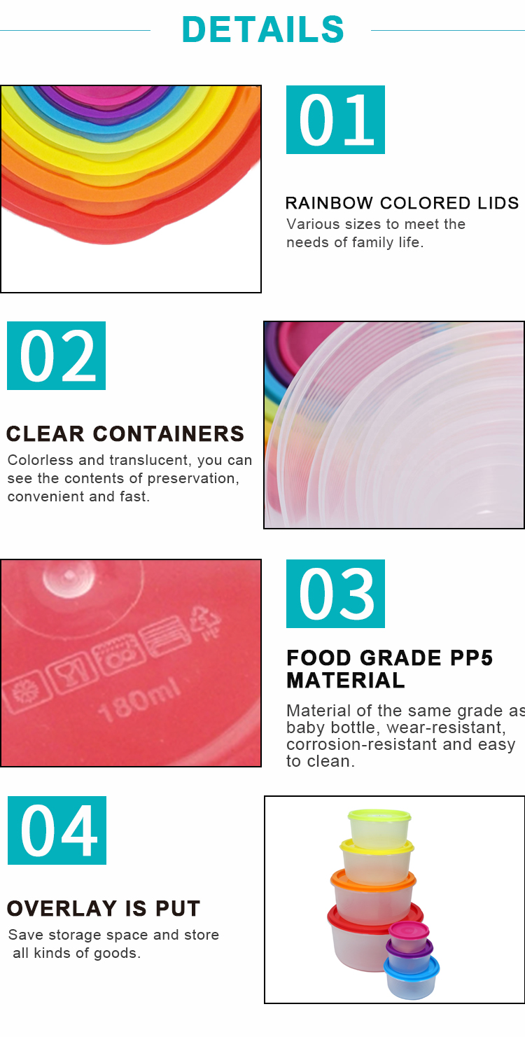 plastic food containers with lids