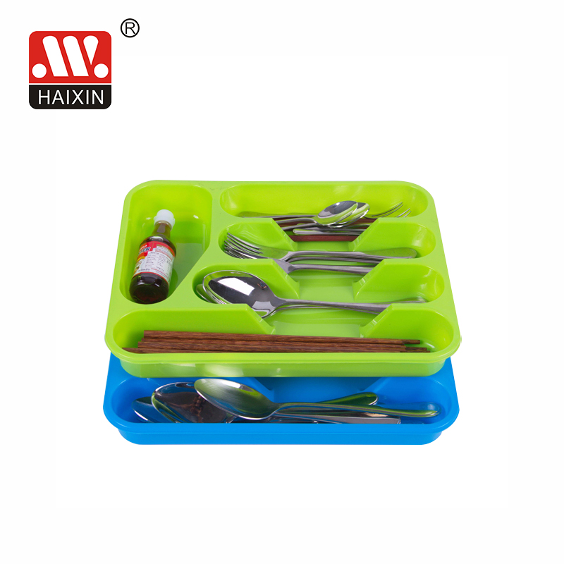 5 pcs plastic colander knife fork Set plate cutlery holder