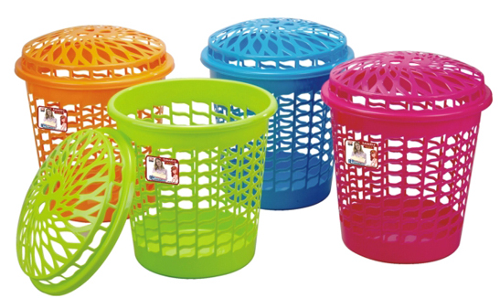 plastic laundry basket