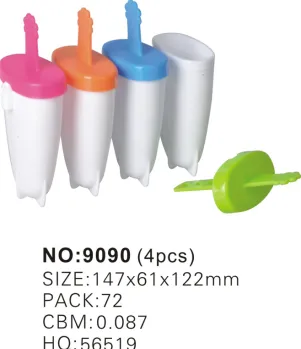 4 pcs reusable ice pop molds makers