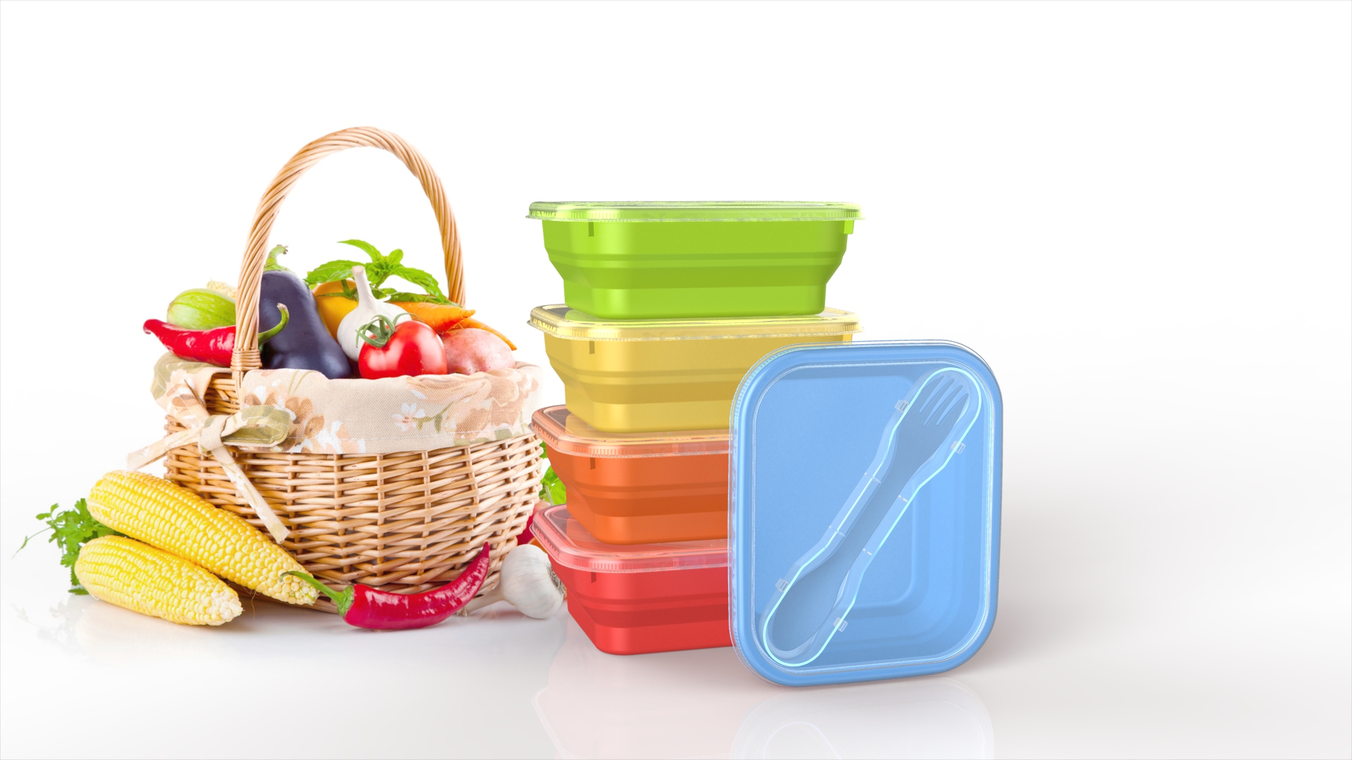 plastic storage container with lid