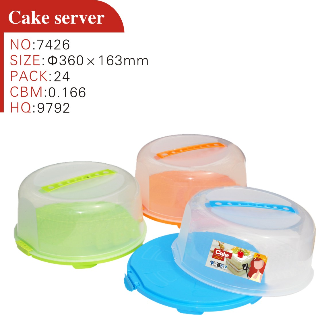 plastic cake containers