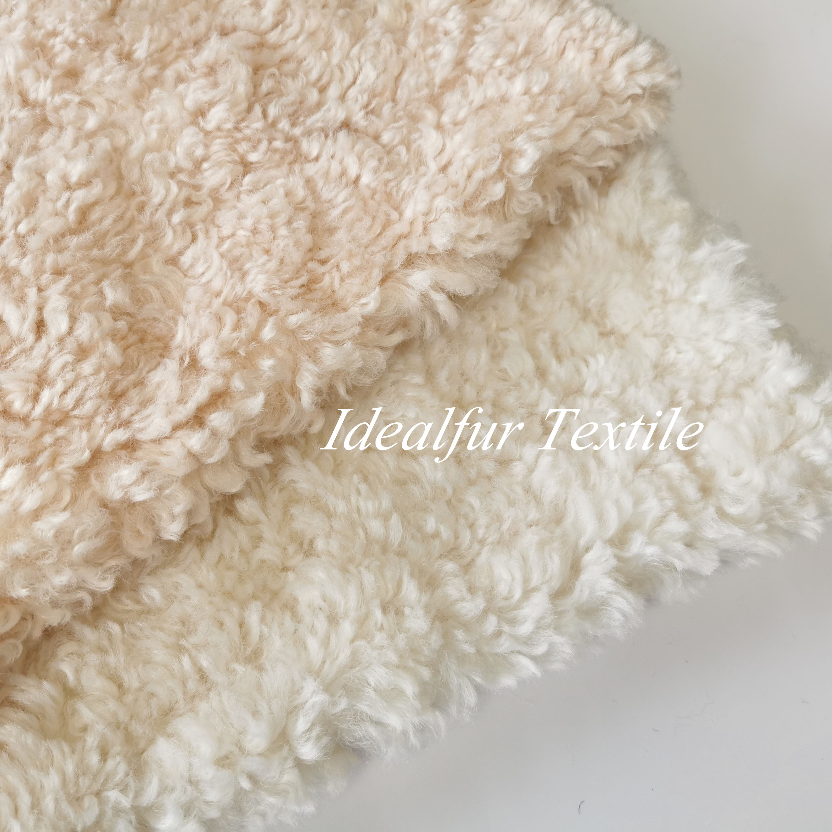 New Product Alpaca Bella Sherpa Faux Fur Fake Fabric for Coat